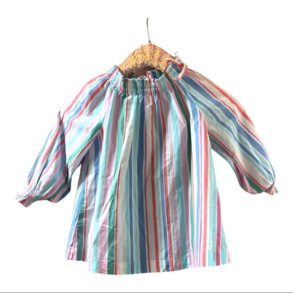 J. Crew Other - Girls J Crew Crewcuts stripped blue cotton top